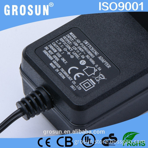 Universal Power Chrager 12W EU Plug Charger 12V 1A Wall Charger DC Output 12V 1A AC DC Power Adapter with CE/UL/FCC Certificate
